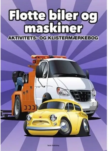 Tactic Games Fantastiska bilar och maskiner - aktivitets- och klistermärkesbok
