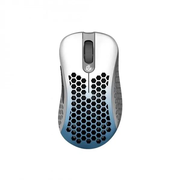 G-Wolves Sköll RGB Gaming Mouse - Vit/Blå - Gamingmus - Optisk - 7 knappar - Vit med RGB-LED-belysning