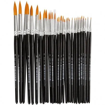 Gold Line Penslar, L: 17-21,5 cm, B: 1-7 mm, rund, 36 st./ 1 förp.